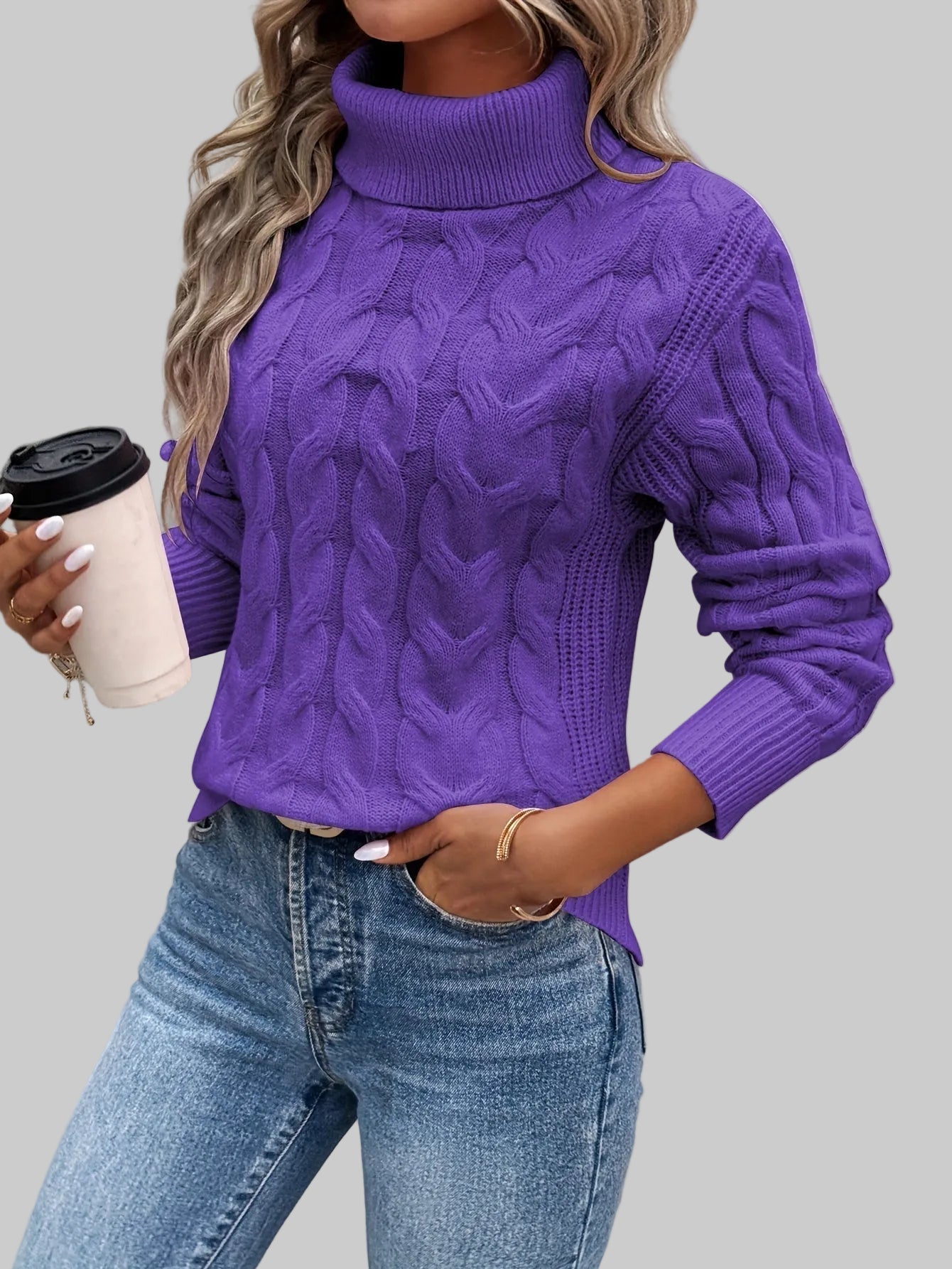 Seriva | Stickad Turtleneck