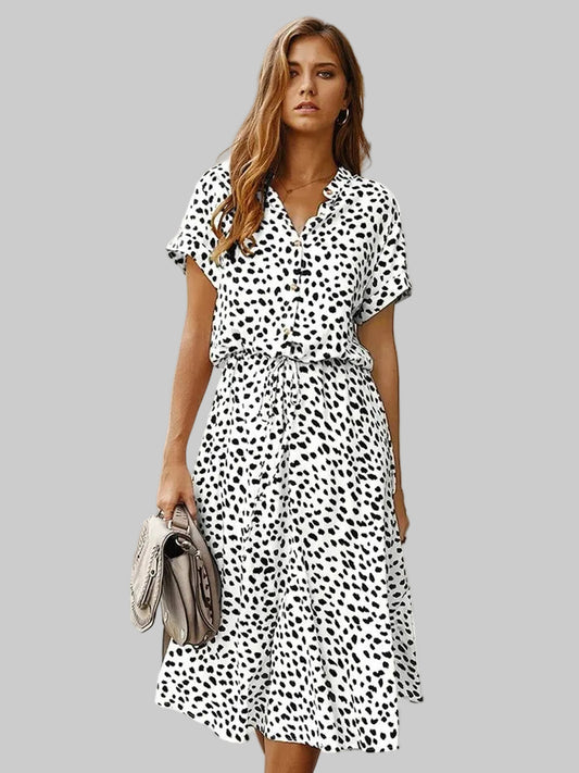 Skylva | Midiklänning Med Elegant Passform