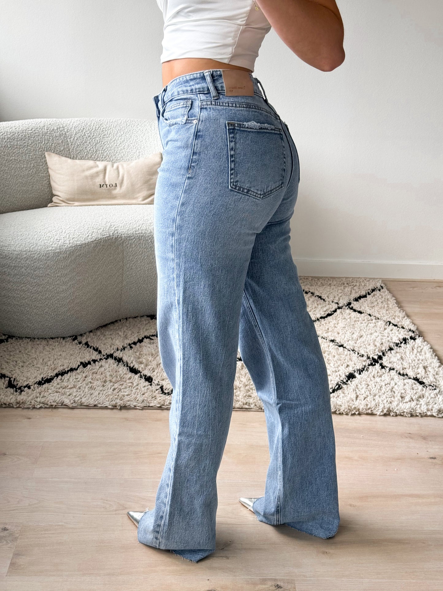 Delara - Denim Flare Jeans