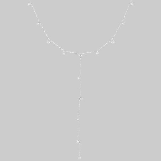 Emilia | Minimalist Long Bead Necklace