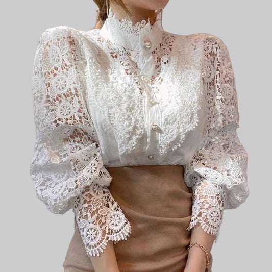 Inaya | Top with Ruffled Sleeves