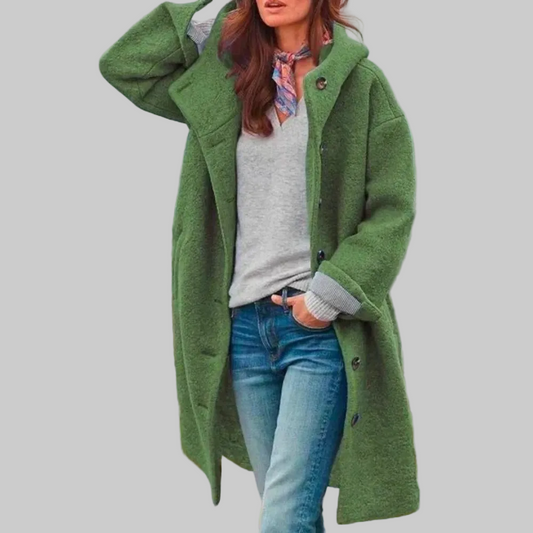 Skÿra | Lång vinterkappa i ull