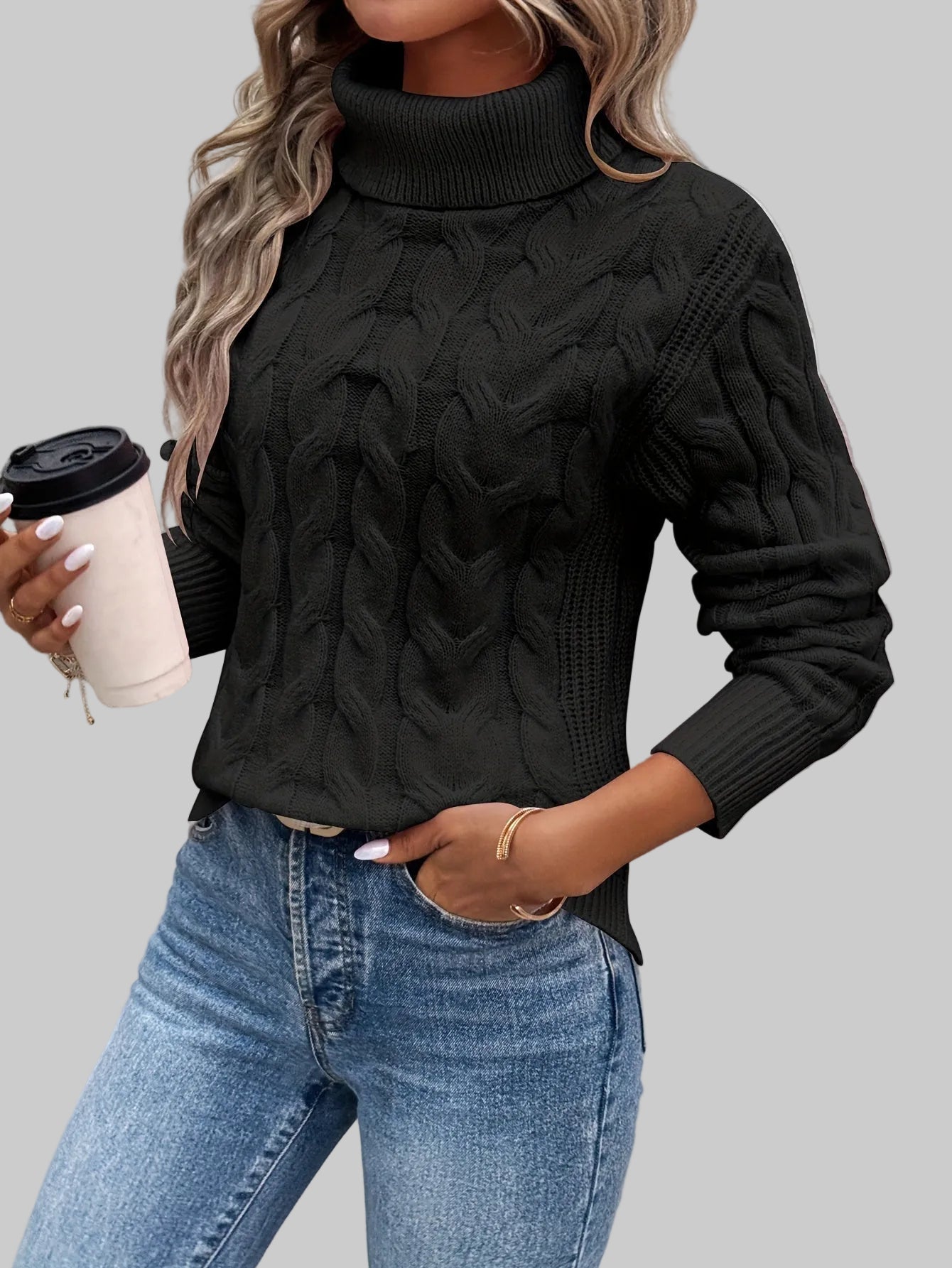 Seriva | Stickad Turtleneck