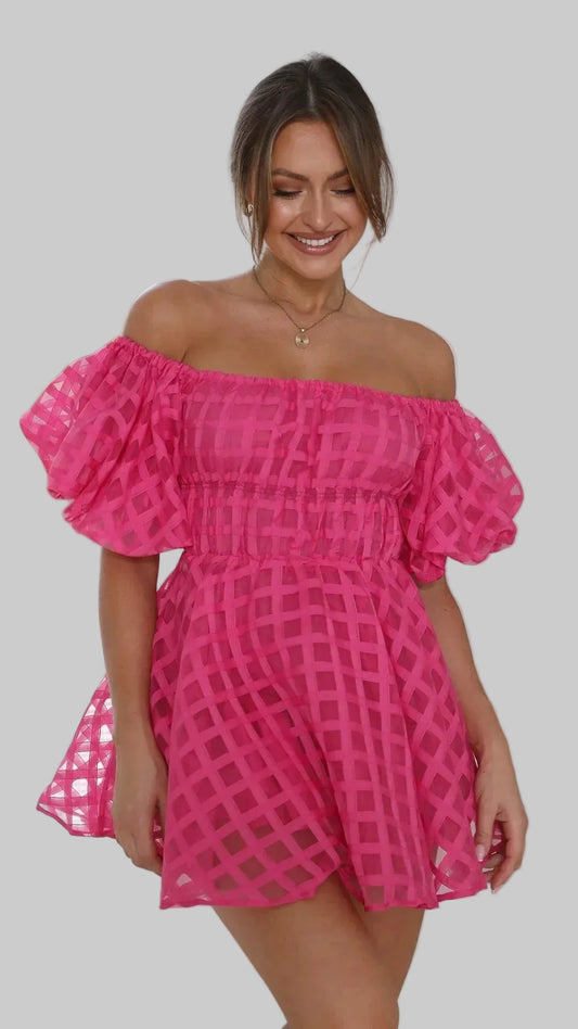 Isla | Off-Shoulder Miniklänning