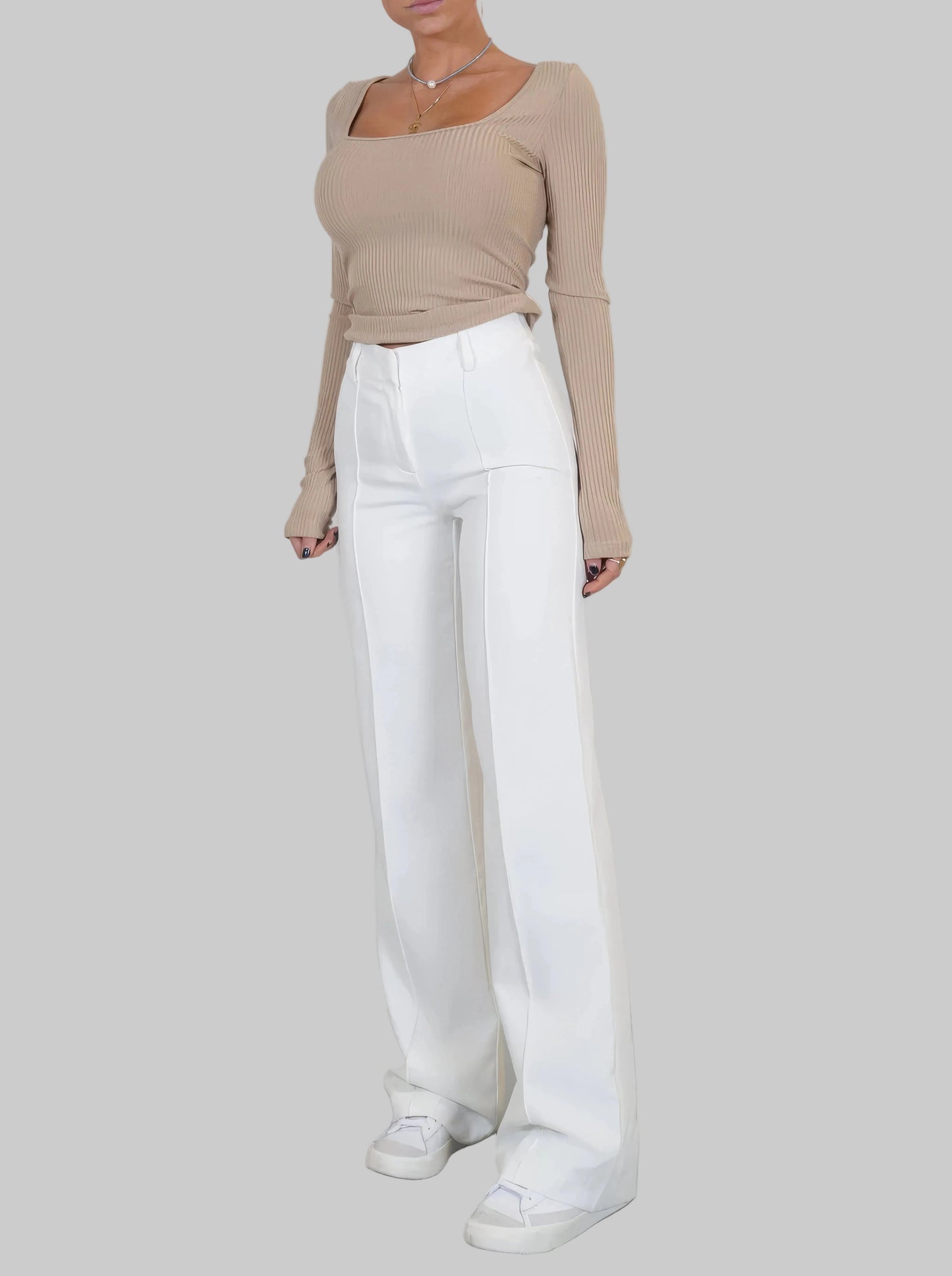 Silvara | Högmidjade Byxor