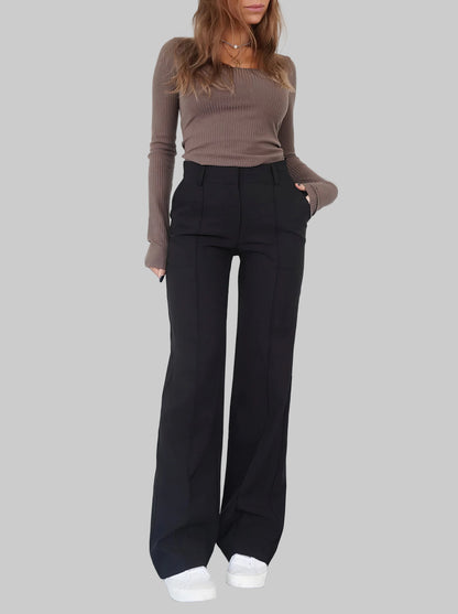 Silvara | Högmidjade Byxor