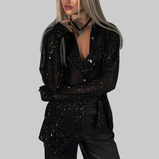 Karessa | Paljettblus