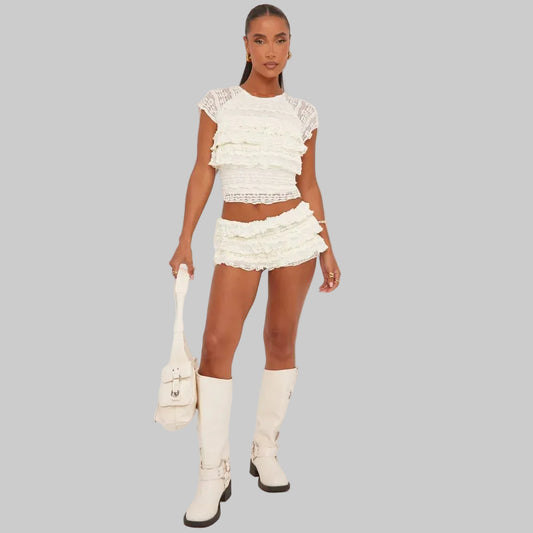 Amany | Lace Co-ord Set