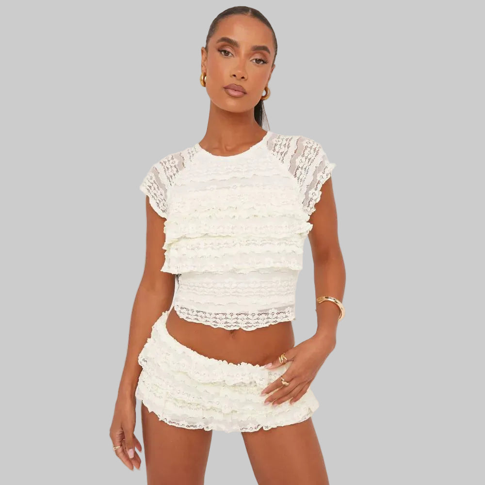 Amany | Lace Co-ord Set