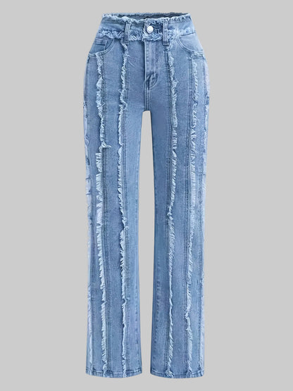 Freyra | Trendiga Vida Jeans Med Vertikala Sömmar