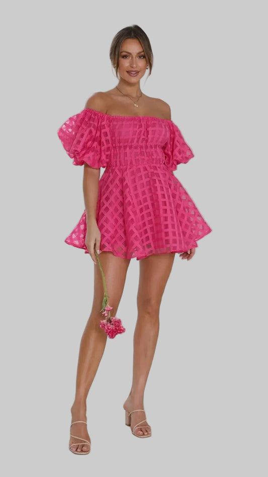 Isla | Off-Shoulder Miniklänning