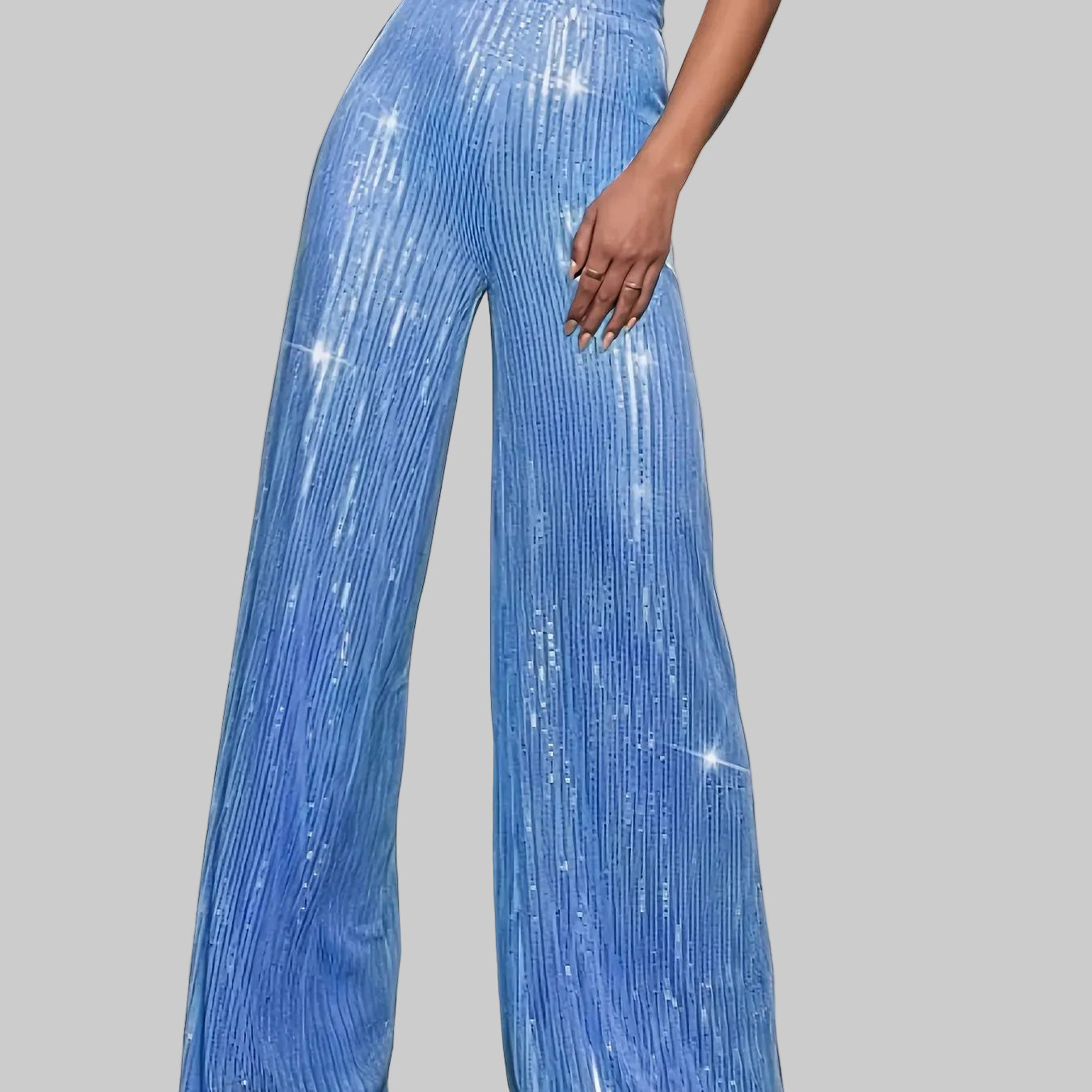 Astrina | Paljettbyxor Glansiga Vida Festbyxor