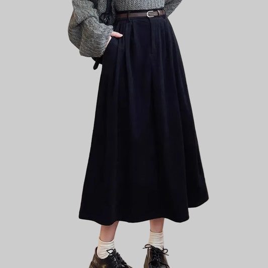 Nyssa | Högmidjad A-Linjekjol