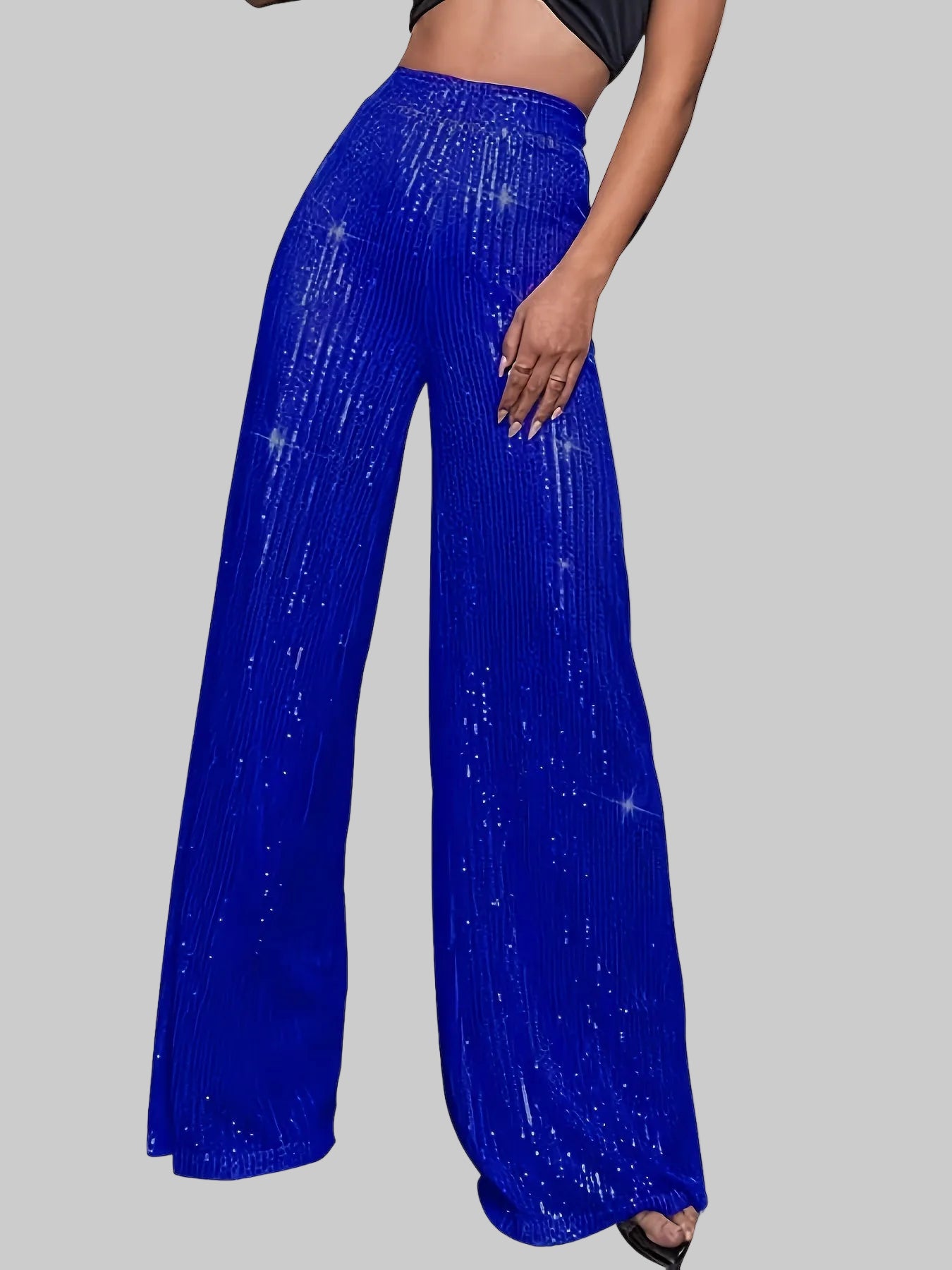 Astrina | Paljettbyxor Glansiga Vida Festbyxor