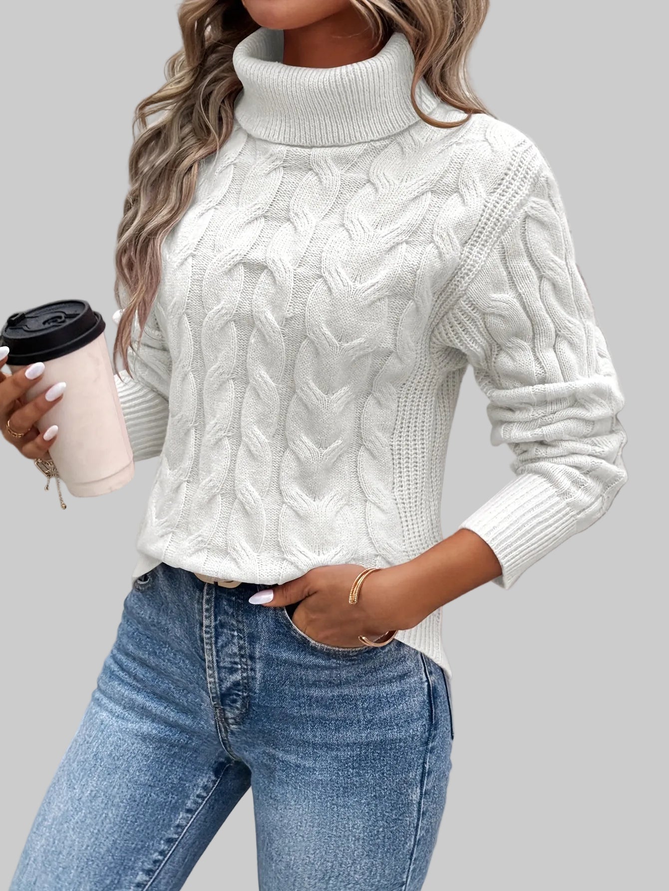 Seriva | Stickad Turtleneck