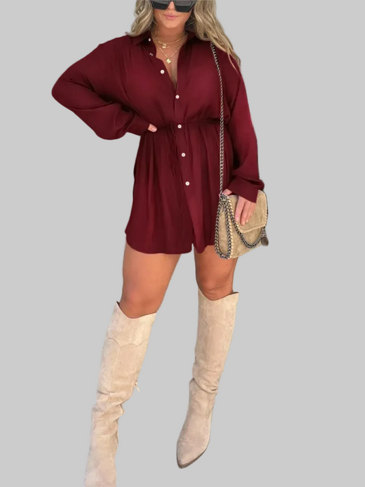 Avalina | Satin Romperklänning