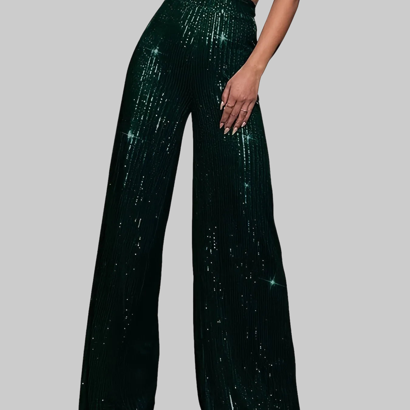 Astrina | Paljettbyxor Glansiga Vida Festbyxor