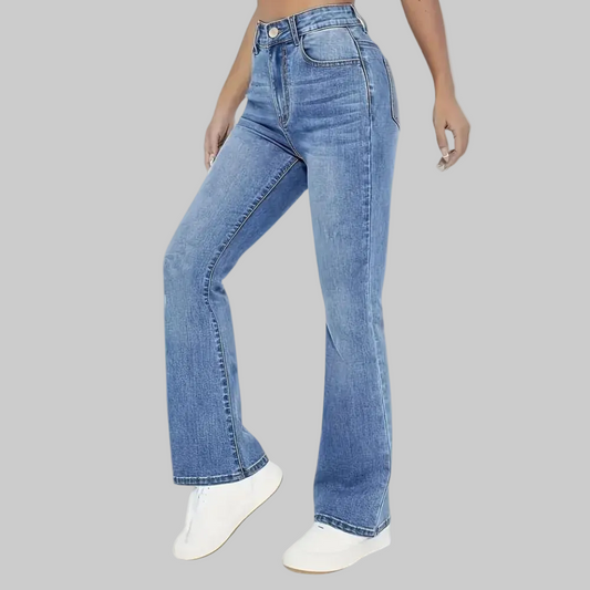 Avalara | Jeans Med Hög Midja