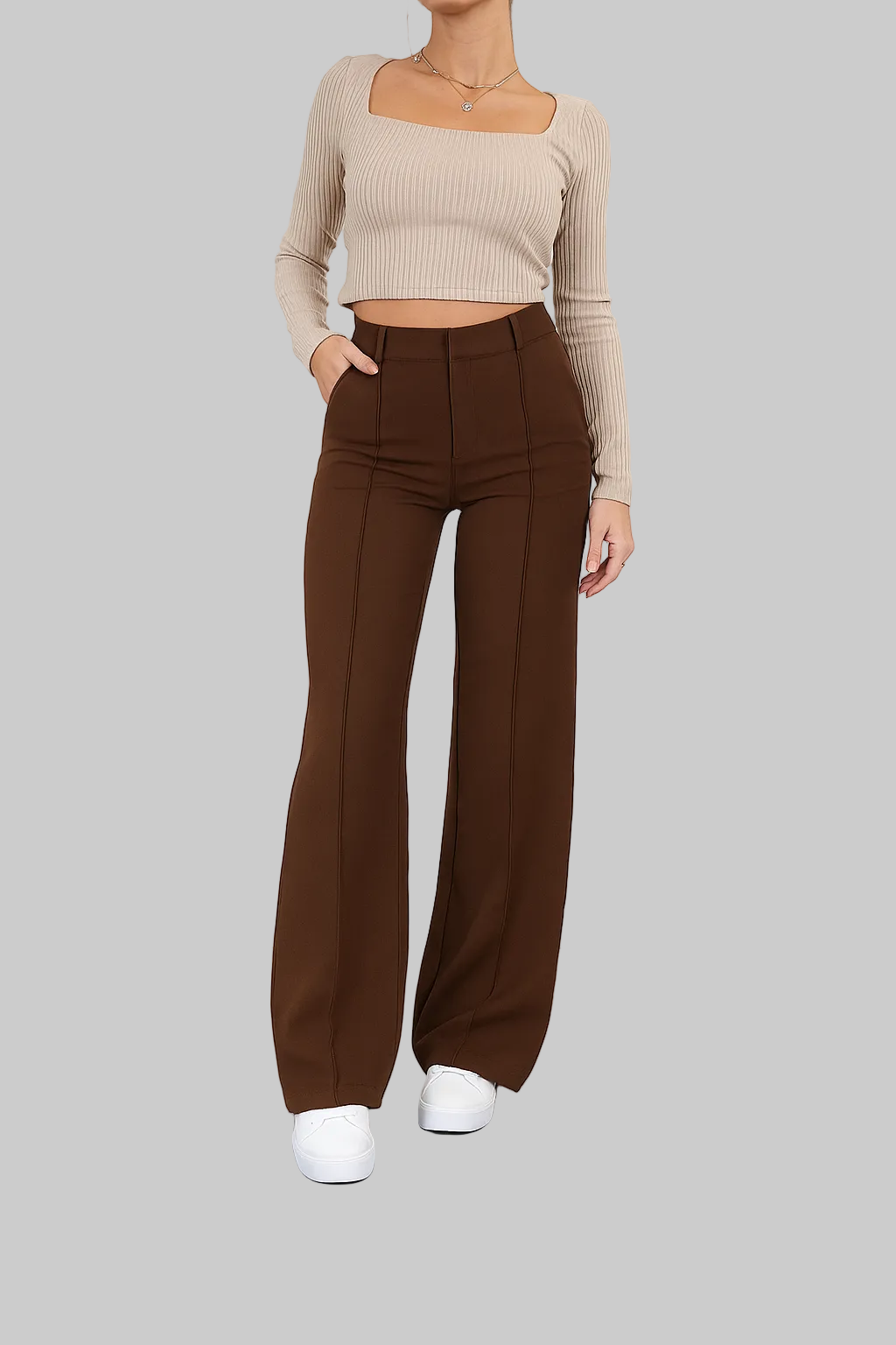 Silvara | Högmidjade Byxor