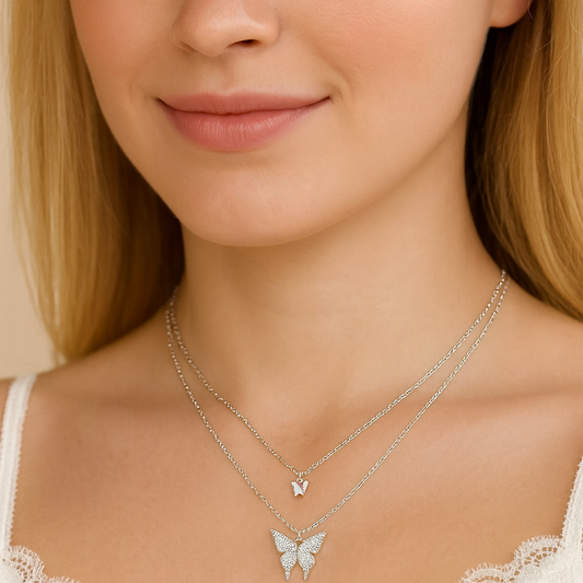 Aurora | Fjäril Kedja Set
