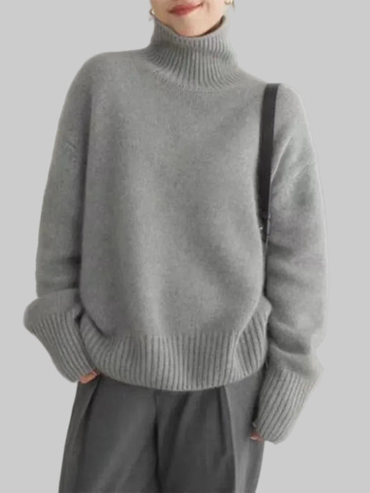 Calyna | Elegant Högkrage Tröja