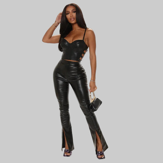 Nordéa | Flared Skinnbyxor