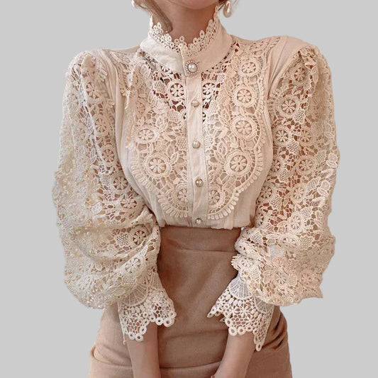 Inaya | Top with Ruffled Sleeves