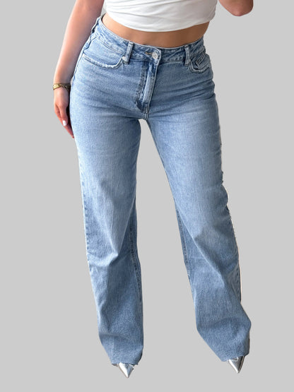 Delara | Denim Flare Jeans