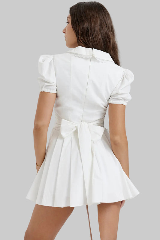 Cavelle | Klassisk Plisserad Miniklänning