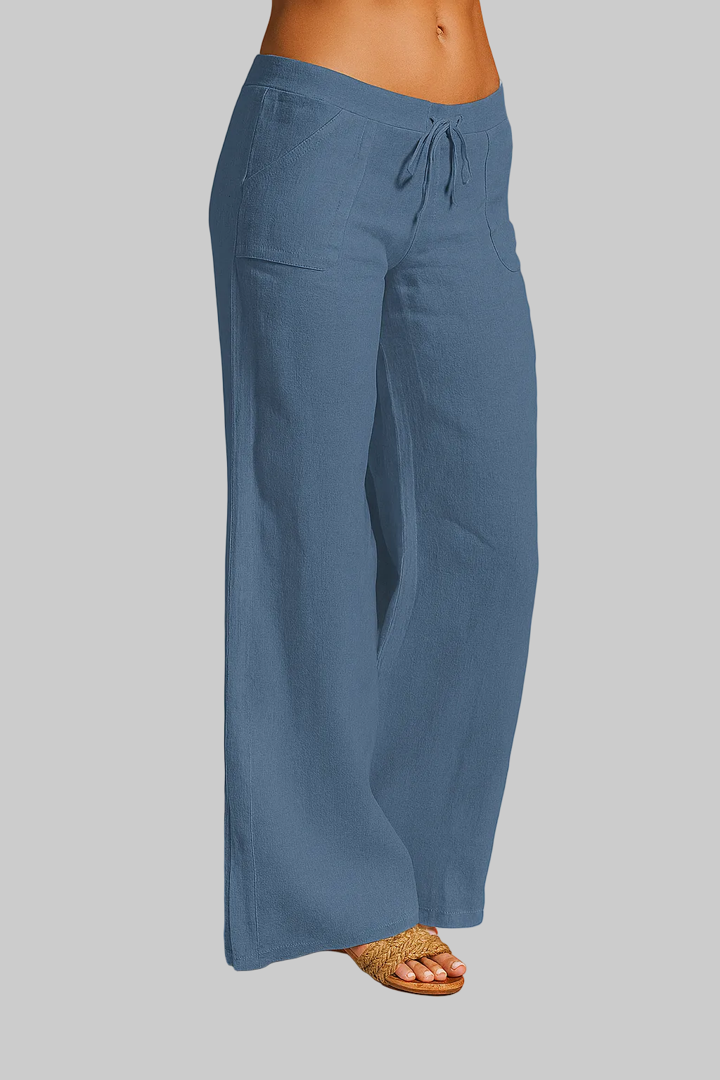 Majken | Luftiga Sommarbyxor Vid Modell