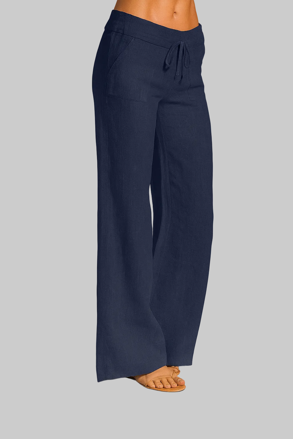 Majken | Luftiga Sommarbyxor Vid Modell