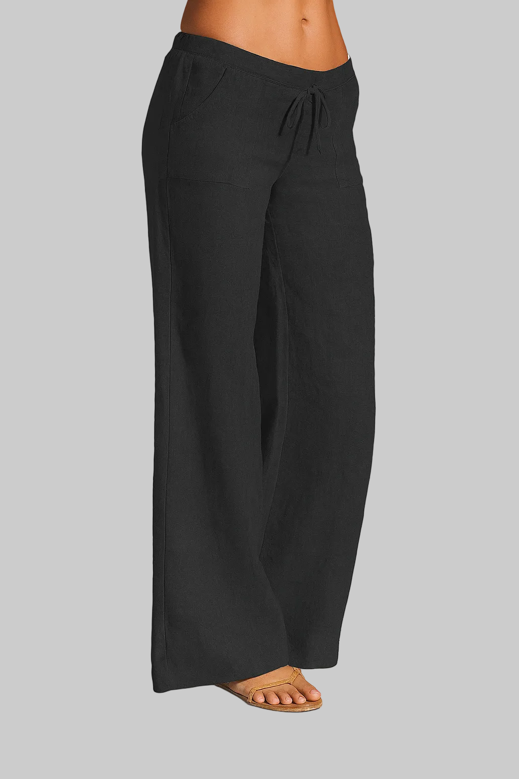 Majken | Luftiga Sommarbyxor Vid Modell