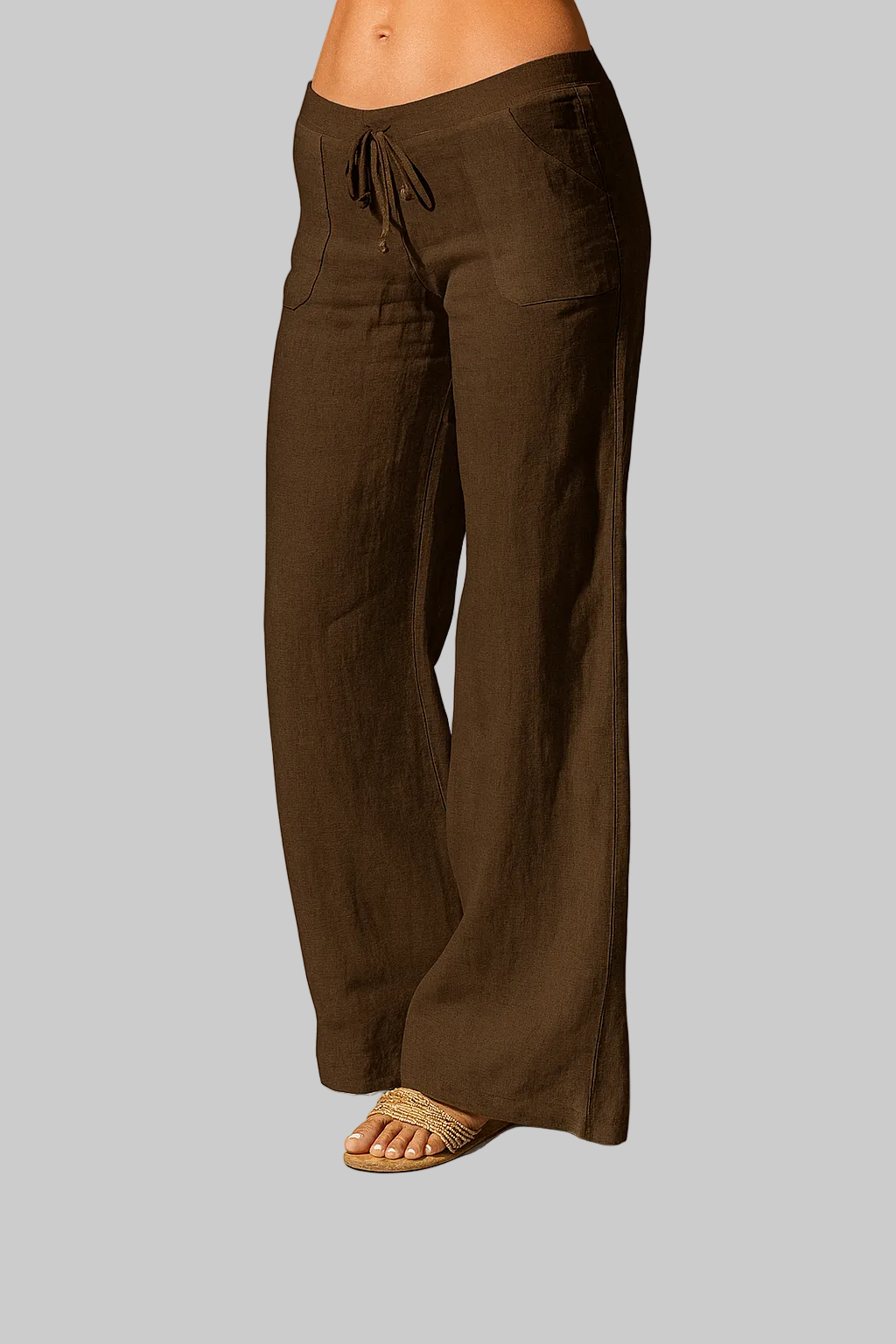 Majken | Luftiga Sommarbyxor Vid Modell