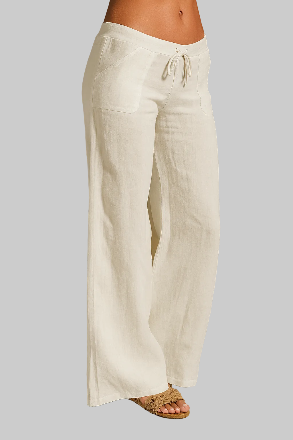 Majken | Luftiga Sommarbyxor Vid Modell