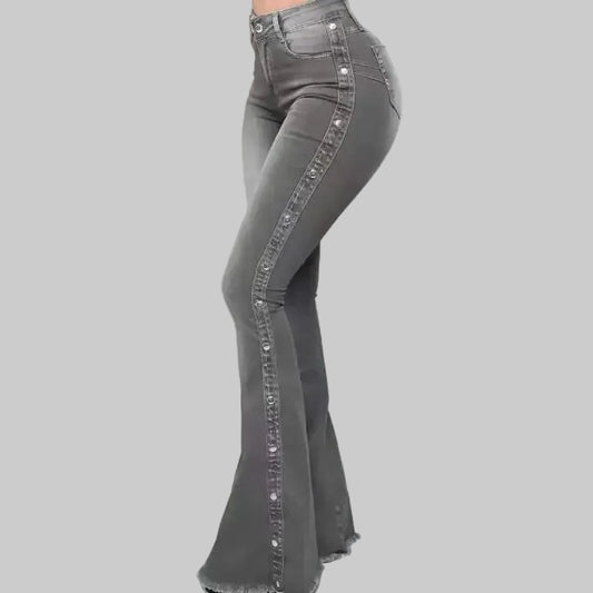 Natalya | High Waist Stretch Flare Byxor