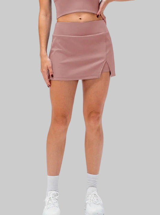 Tova | Sportig Tenniskjol Med Slits