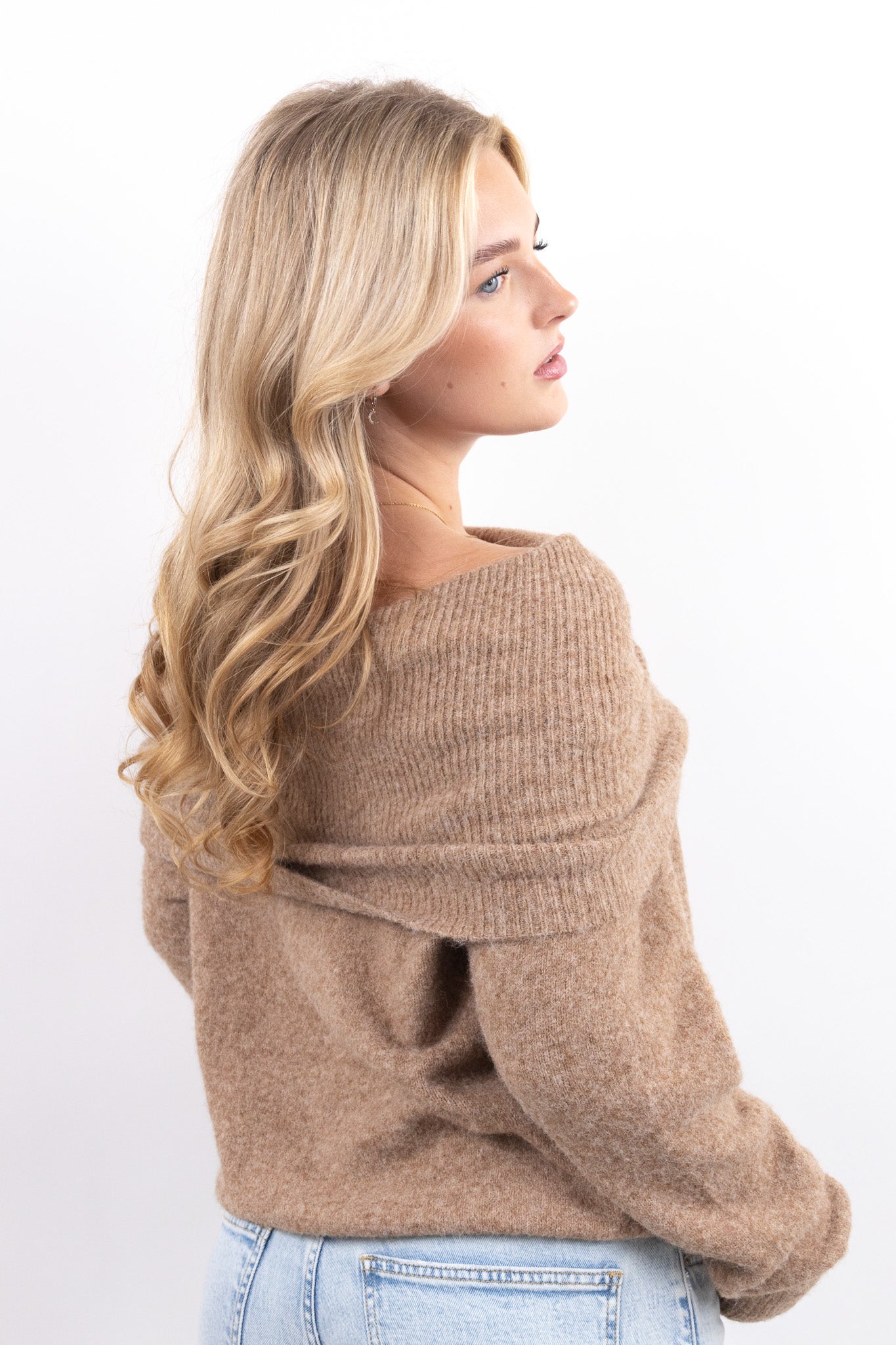 Off Shoulder Sweater