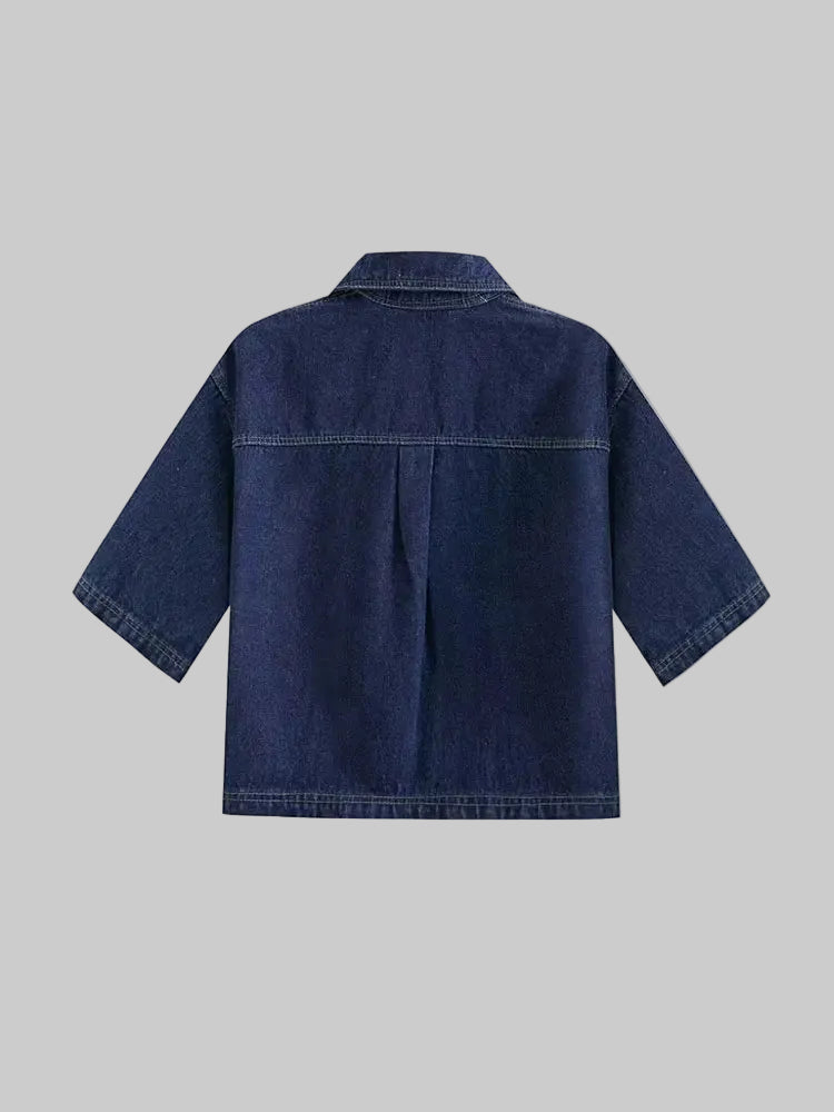 Almaya | Denimset Kortärmad Jeansjacka