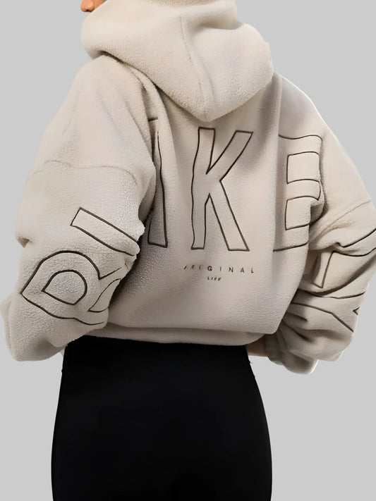 Lyséa | Teddy Hoodie Överdimensionerad 90S Stil