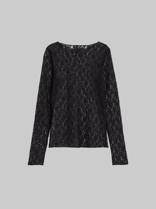 Cressida | Sheer Long-Sleeve Top