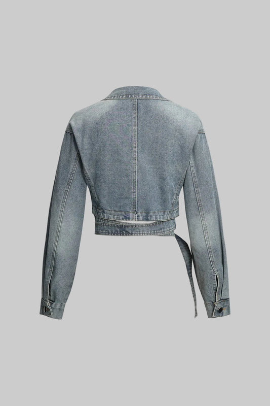 Karin | Beskuren Vickeljacka i Denim