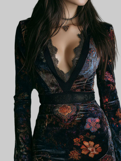 Lirenne | Miniklänning i sammet