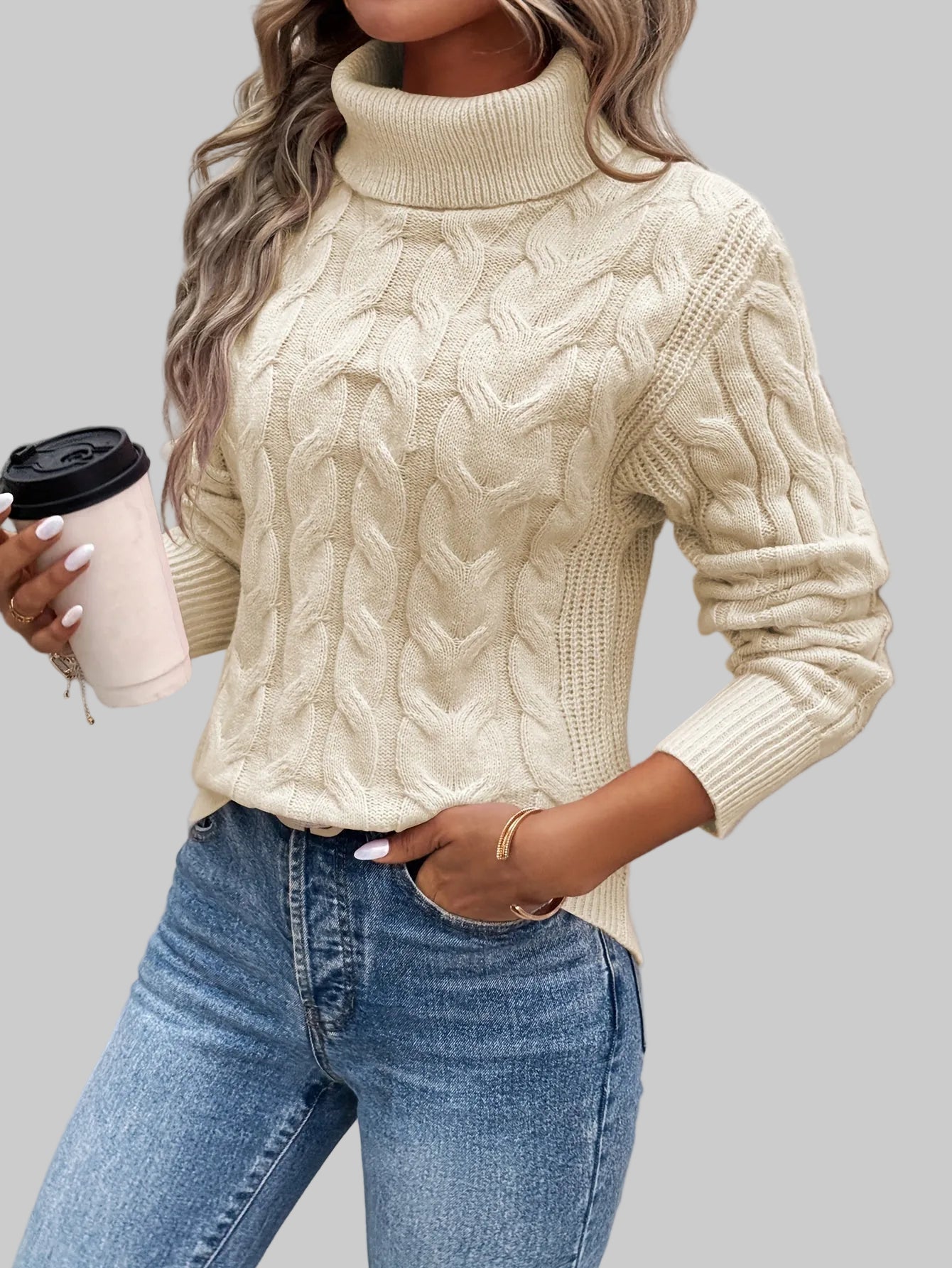 Seriva | Stickad Turtleneck