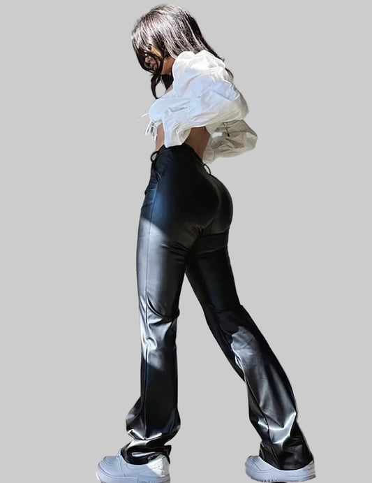 Lioris | Skinnbyxor Med Hög Midja