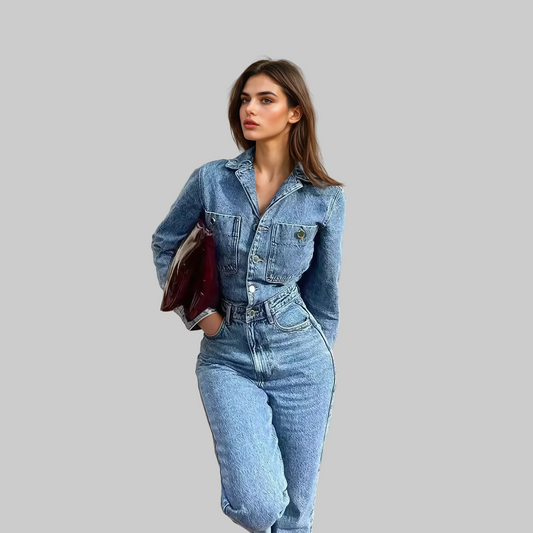Aurivra | Denim Jumpsuit
