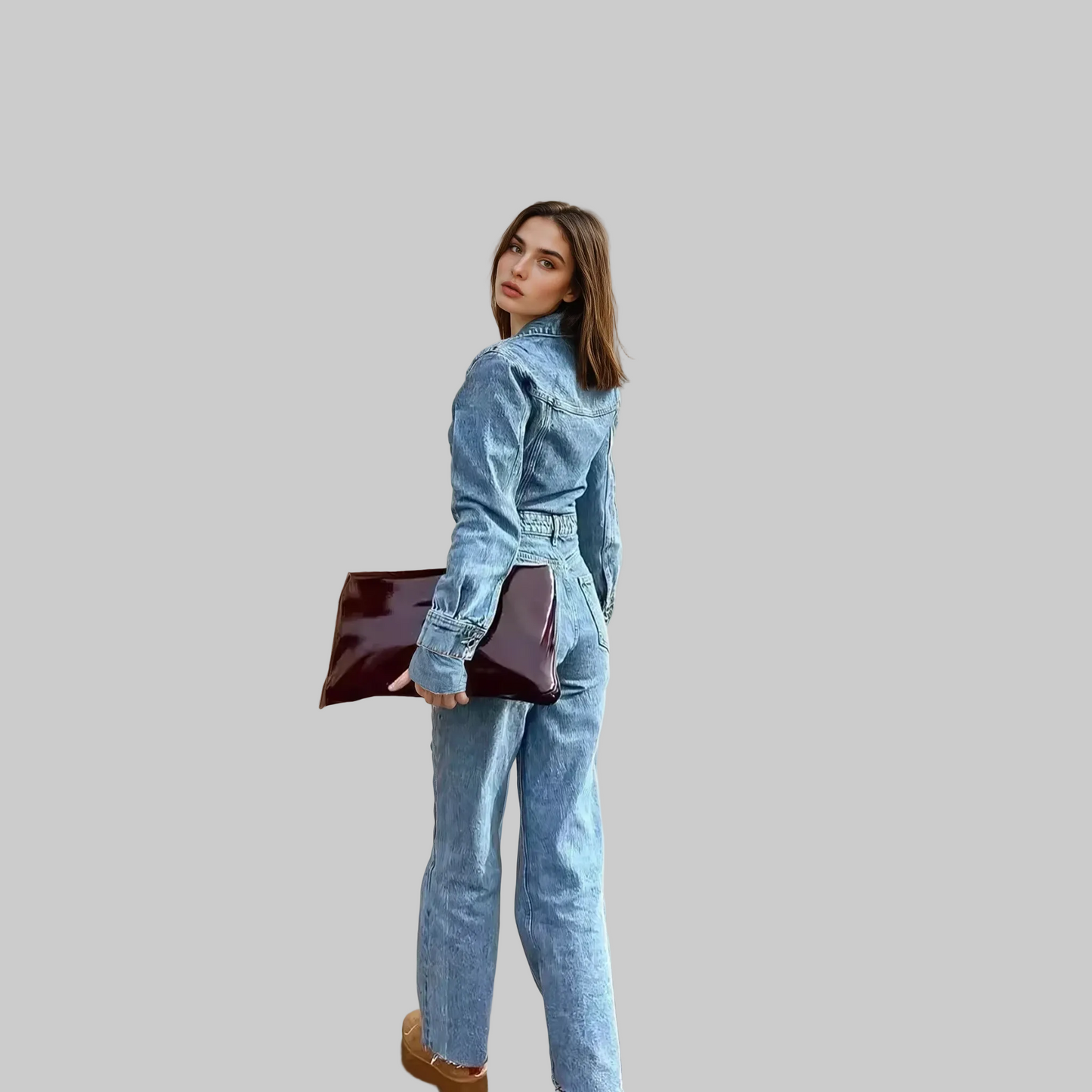 Aurivra | Denim Jumpsuit