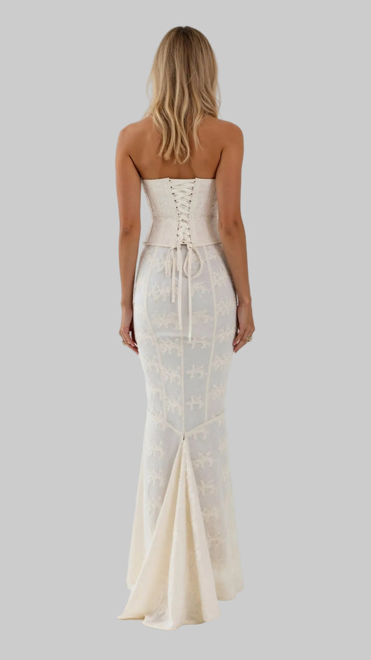 Anastasya | Korsett Lace Maxi Klä