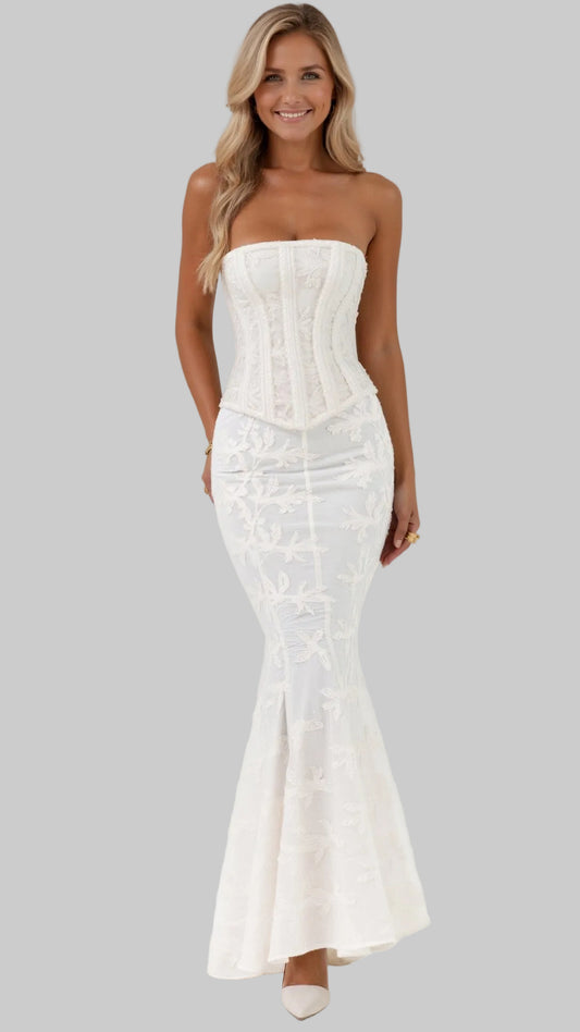 Anastasya | Korsett Lace Maxi Klä